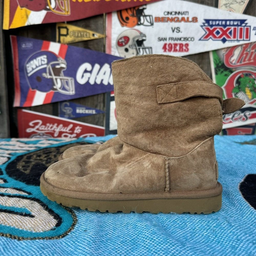 Size 5 - UGG Australia Remora Boots‎ Short 1012029 Chestnut Sheepskin Shearling